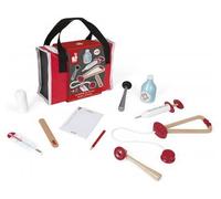Mallette Docteur Avec 10 Accessoires En Bois - Jouet D Imitation Medecin Janod - Jouet Enfant - Nouveaute