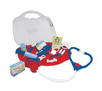 Mallette docteur - FUNNY HOME DOCTOR - Rouge - 12 pièces - Coffret accessoires médicaux