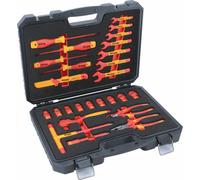 Mallette d'outils isolés 1000V - 27 pièces - DRAKKAR TOOLS - 67578