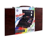 MGM Mallette XXL MAIN D'ARTISTE - Boîte à dessin 140 pièces - Kit complet