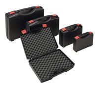 Mallette en plastique - W.AG Funktion + Design - Inserts en mousse - Fermetures robustes - Noir