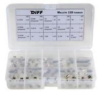 DIFF - Mallette fusibles en verre 118 pièces - DIFF