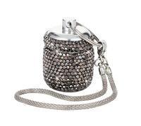 Mallette hebdomadaire en aluminium robuste pour médicaments et suppléments avec porte-clés et porte-pilules en alliage robuste