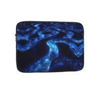 Mallette incurvée pour ordinateur portable Motif labyrinthe Accessoire essentiel pour les trajets et le bureau 10"