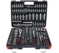 MALLETTE JEU DE DOUILLES, OUTILLAGE A MAIN 172 PIECES BGS DIY