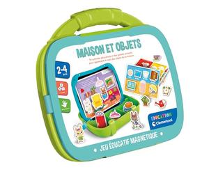 Mallette Magnétique La Vie à la Maison Jeu Éducatif Apprendre Dès 2 Ans | Aimants illustrant le quotidien à associer et à manipuler ensemble | développe bien le vocabulaire | idée cadeau enfant