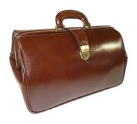 Mallette médicale en cuir Supertexas - Marron