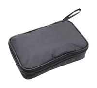 Mallette multimètre | 1 x sac de transport portable | 21 x 13 cm protection de fermeture éclair lisse | étanche à la poussière, organisateur léger avec sangle épaisse pour le stockage des testeurs