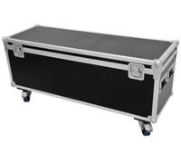 Mallette Omnitronic Universal-Case Profi avec poignée de transport, avec roulettes noir bois, métal