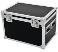 Mallette Omnitronic Universal-Case Profi avec poignée de transport noir, argent aluminium, bois, acier