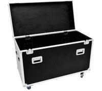 Mallette Omnitronic Universal-Tour-Case Profi avec poignée de transport, avec roulettes noir, argent aluminium, bois, acier