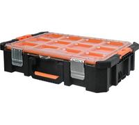 Mallette organiseur - TOOD - 12 godets amovibles - Couvercle transparent - 53x37x13 cm