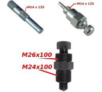 cyclingcolors Mallette Outil REGLAGE Moteur MOBYLETTE MBK 41 51 : ARRACHE Volant MAGNETIQUE 24MM x100 + 26MM x100 + Bloque Piston + PIGE Calage Reparation