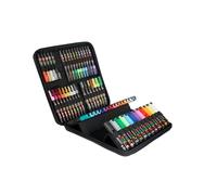 Mallette Posca noire 60 marqueurs assortis