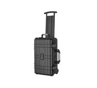 CAISSON ETANCHE CAMERA - TECTAKE - Mallette de transport sur roues avec poignée télescopique résistante - 34,5 x 23 x 56 cm