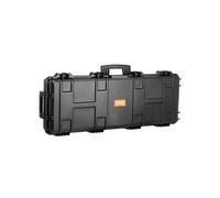 VEVOR Étui rigide pour fusil avec 3 couches de mousse entièrement protectrice, étui rigide verrouillable de 106,7 cm avec roulettes, étanche IP67 et anti-écrasement, pour deux fusils ou fusils de chas