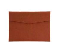 Mallette pour Homme A4 en Pu Marron, Grosse Capacité, Fine