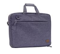 Mallette pour ordinateur portable 15.6'' - T'NB - CITY - Gris - 92% RPET - Mousse mémoire 5 mm