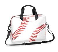 Mallette pour ordinateur portable de 15,7" avec bandoulière amovible, motif baseball et sport pour ordinateur portable - Pour homme et femme
