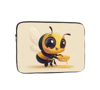 Mallette pour ordinateur portable Motif abeille mignonne Accessoire essentiel pour les trajets et le bureau 12"