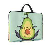 Mallette pour ordinateur portable - Résistante à l'eau - Avec poignée - Motif fruits de yoga