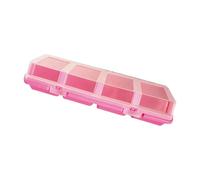 Mallette pour pièces de garage, boîte à couvercle transparent en 4 sections avec fermeture, adaptée à l ' établi de garage et tri d ' articles ménagers