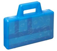 Mallette pour trier les Legos avec 4 compartiments - Bleu