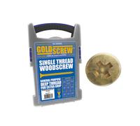 Mallette professionnelle à poignée de vis à bois à double tête fraisée PZ Goldscrew 1 000 pièces