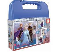 Mallette puzzles progressifs reine des neiges 2 Multicolore