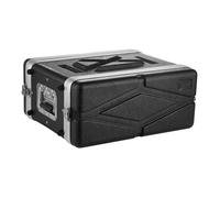 Mallette Rack 4U Peu Profonde 310 mm-Duoku-pour Amplificateur-Équipement Audio et Table de Mixage DJ-en ABS-avec Panneaux Avant