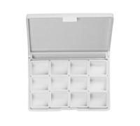 Mallette Rangement Pour Peinture À L'aquarelle 12 Puits Avec Couvercle Anti-poussière Plateau Peinture Portable Pour Aquarelle Gouache Peinture À L'huile Acrylique