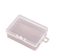 Mallette rectangulaire translucide pour rationaliser la gestion des kits de bricolage, outils de réparation et fournitures de loisirs