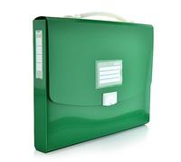 Mallette rigide avec poignée en silicone et fermeture à broche en 12 couleurs Colorline Vert clair