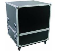 Mallette Roadinger Flightcase Spiegelkugel 75cm avec poignée de transport noir, argent aluminium, bois