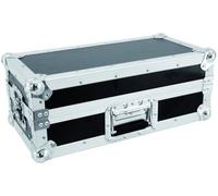 Mallette Roadinger Mixer Case résiste aux chocs, avec poignée de transport noir, argent aluminium, bois