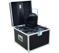 Mallette Roadinger Roadinger Transportcase PAR-64 avec poignée de transport noir aluminium, bois