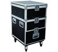 Mallette Roadinger Roadinger Universal Case avec poignée de transport, résiste aux chocs, avec roulettes noir, argent aluminium, bois