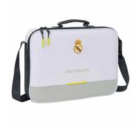 safta Real Madrid EQUIPACIÓN 25/26 - Portefeuille extrascolaire, porte-tout, bandoulière, confortable et polyvalent, qualité et résistance, 38 x 6 x 28 cm, blanc, M, Décontracté