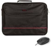 Mallette + Souris Monray Bureau Kit pour ordinateurs portables jusqu'à 16" / Noir