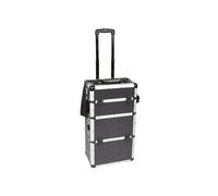 Mallette Trolley En Aluminium - Noir - 370 X 270 X 670 Mm
