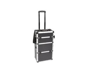 Mallette Trolley - VELLEMAN - Aluminium - Noir - 370 x 270 x 670 mm - Mixte