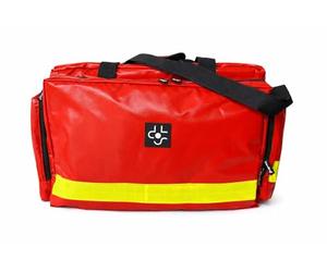 Mallette Urgence Professionnelle Premiers Secours DevaSafe - Sac Médical Intervention Secourisme Infirmier Ambulancier Pompier - Trousse Secours Vide Imperméable PVC 500D - Compartiments Amovibles Vel