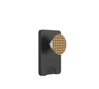 Mallette Vichy Marron - Rustique Country Plaid Esthétique PopSockets PopWallet pour MagSafe