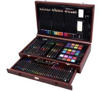 Mallette XXL De 140 Pièces - MAIN D'ARTISTE- Boite À Dessin - Activités Manuelles - Kit Complet - Art Plastiques