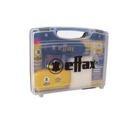 Coffret d'entretien pour cuir - EFFAX - Mallette complète - Nettoyant, Baume, Cirage