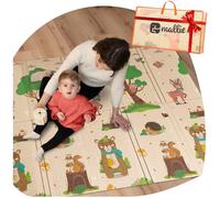 Mallie® Tapis D'eveil Bebe XXL Avec Sac de Transport Offert 180x150 CM Tapis Bebe, Tapis D'éveil Bébé, Tapis Enfant, Tapis Jeux Bebe, Tapis Eveil Bebe, Tapis Sol Bebe | En Mousse Douce, Pliable
