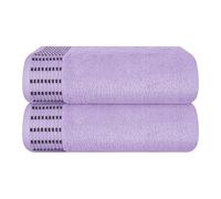 MALLONI HOME Lot de 2 serviettes de bain surdimensionnées en coton de 71,1 x 139,7 cm - Ultra absorbantes, compactes, à séchage rapide, légères, idéales pour salle de sport, voyage, camp, piscine -