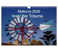 Mallorca 2026 - Insel der Träume (Wandkalender 2026 DIN A4 quer), CALVENDO Monatskalender: Wundervolle Bilder der Insel Mallorca als Kalender für das neue Jahr