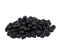 Malloy 100 Piece Bouchon de Cordon DIY Noir en Plastique Connecteur Cordon De Serrure Couvercle D'interrupteur