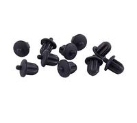 Malloy 10X Housse Anti-Poussière pour Prise De Microphone Microphone DVD Audio Jack 6,35 Mm en Caoutchouc Noir